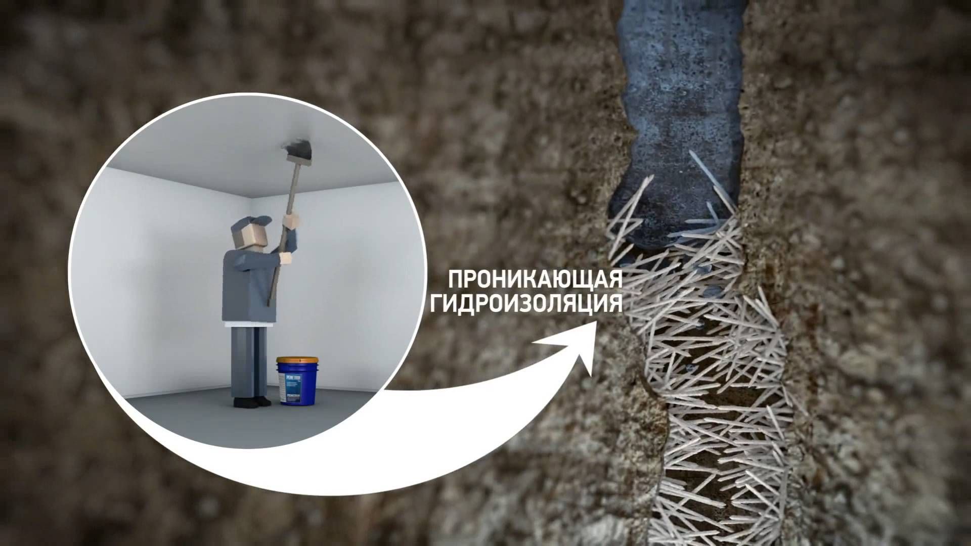 Проникающая гидроизоляция Проникающая гидроизоляция